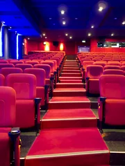 Cercles muraux Théâtre Red seats of cinema hall