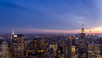 Stof per meter Skyline van New York © Mihai Simonia