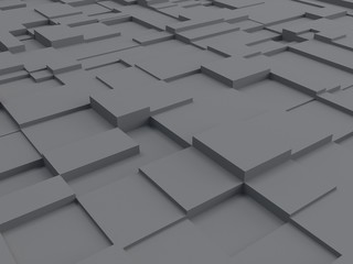abstract image of gray cubes background