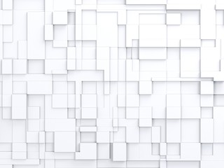abstract image of white cubes background