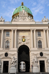 Fototapeta na wymiar Pałac Hofburg w Wiedniu, Austria