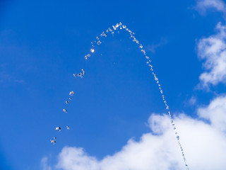 blue sky fountain