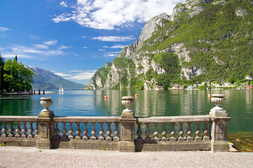 Riva del Garda, Gardasee, Promenade, Segelboote, Italien