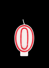 Candle in the form of nil figures.