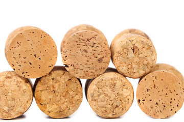 Close up of a champagne corks.