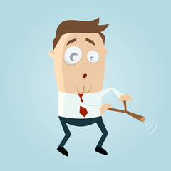 wünschelrute business cartoon