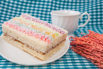 cake with coconut