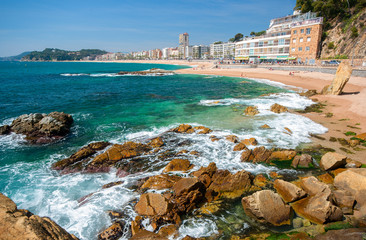 Fototapeta premium View of LLoret de Mar.Catalonia.Spain