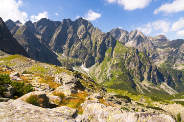 Fototapeta premium Bielovodska valley in High Tatras, Slovakia