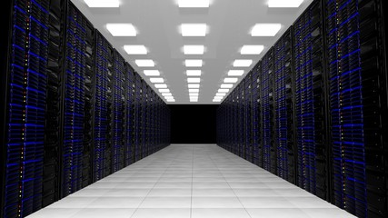 Network servers in data center