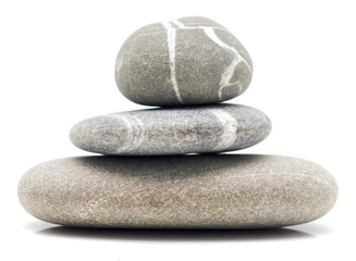 Fototapeta na wymiar balancing pebbles