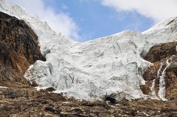 Angel glacier, Jasper National Park (Canada)