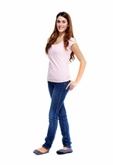 Obraz premium Standing woman.