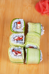 cucumber sushi rolls
