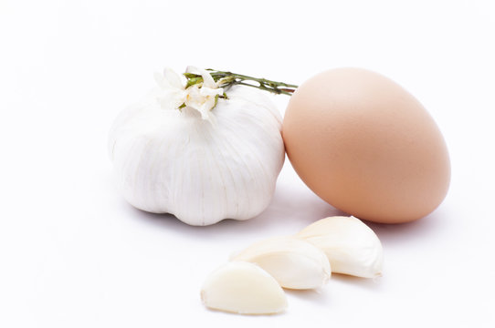 garlic and eggs