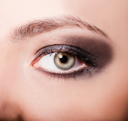 Obraz premium Woman eye with beautiful makeup