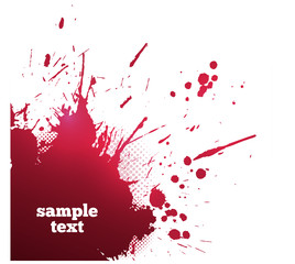 Modern abstract background with splashes