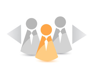 candidate selection concept illustration design