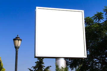 Blank Large Advertising Billboard Sign
