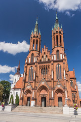 Fototapeta na wymiar Bazylika Wniebowzięcia Najświętszej Maryi Panny w Białymstoku