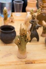 Russian figurines of clay