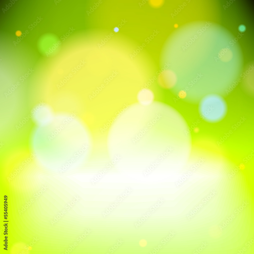 Poster Abstract shining soap bubbles background