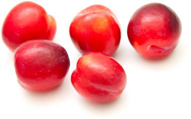 red plums