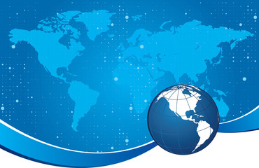 Blue Globe Backgrounds