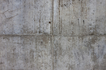 Vintage grey painted plaster concrete wall background. Dark edge