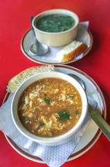 Sour cream soup