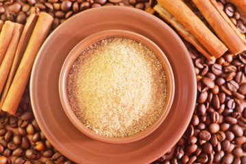 sugar and coffee