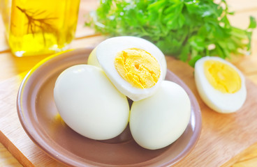 boiled eggs