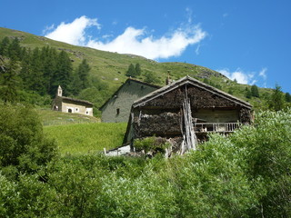 Obraz premium vallée d'Avérole, Haute-Maurienne