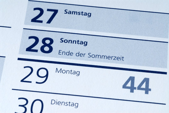Ende der Sommerzeit, 28. Oktober 2013, Zeit, Zeitumstellung