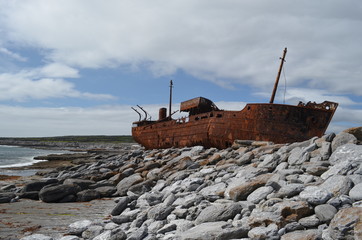 MV Plassy . Ireland . Shipwreck