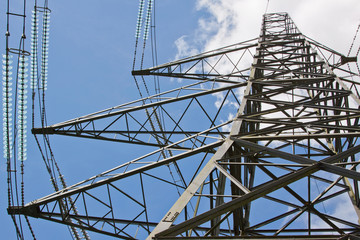 Pylon for Power Cabling in the English Countryside