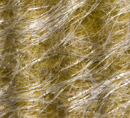 background of a plastic glass with threads