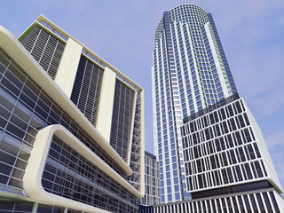 Buildings skyscrapers