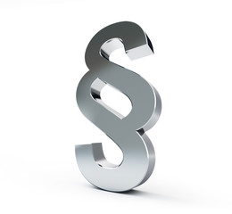 Paragraph Symbol on a white background