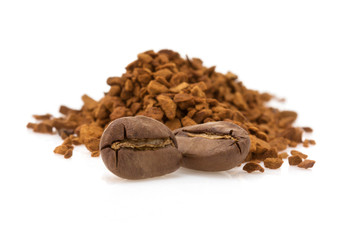 coffee beans on white background