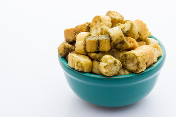 Croutons of bread