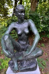 Fototapeta na wymiar Sculpture of a nude