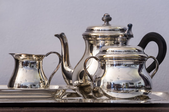 Tea silver set
