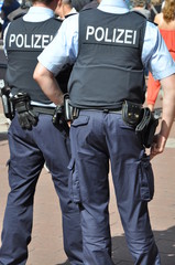 Fototapeta na wymiar Policja na służbie