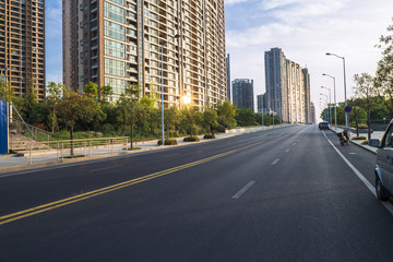 Fototapeta premium buildings in urban city