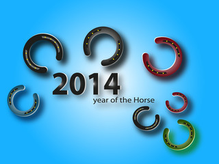 horseshoe - symbol of New Year