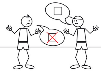 Stick figures controversy