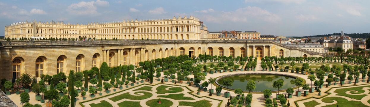 Orangerie et château de Versailles