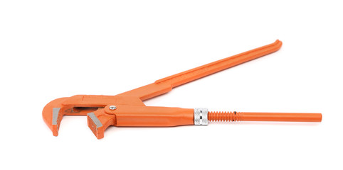 Orange alligator wrench