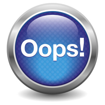 Blue Oops button